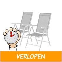 1+1 Gratis Comfortabele Aluminium Tuinstoelen | Verstel..