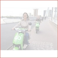 50 minuten scooter rijden via GO sharing