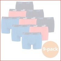 Puma Boxershorts Blue Red 9-pack