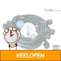 Ledmaxx lichtketting incl. 10 Lampen