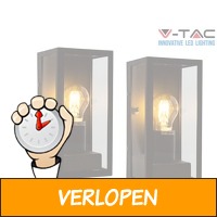 2 x V-Tac wandlamp Isaac E27