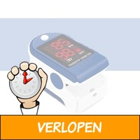 Digitale Pulse Oximeter - Saturatiemeter - blauw