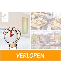 Overnachting voor 2 + ontbijt + diner in Amsterdam-Zuid