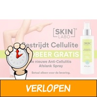 Gratis cellulite-spray van 150 ml via SkinLabo