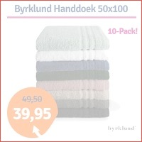 Byrklund handdoek 50 x 100 - 10 stuks