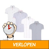 Cappuccino short sleeve overhemd