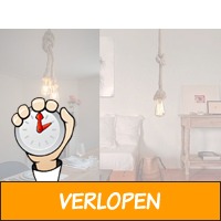 FlinQ Vintage Touwlamp - Keuze uit 100 of 250 cm