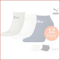 12 paar Puma Sneaker- of Quartersokken