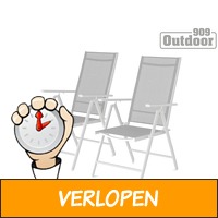 2x 909 Outdoor aluminium tuinstoel