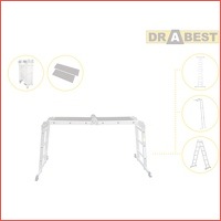 Drabest aluminium multifunctionele ladde..