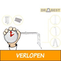 Drabest aluminium multifunctionele ladder