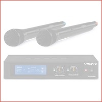 Vonyx WM522 draadloze microfoonset 2-kan..