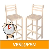 2 x vidaXL barstoelen