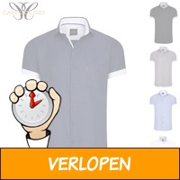 Short Sleeve Overhemden van Cappuccino