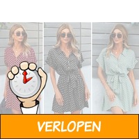 50's polkadot jurk