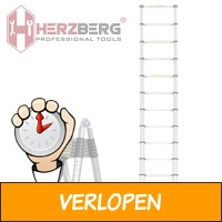 Herzberg inklapbare aluminium telescopische ladders