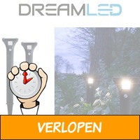 2 x DREAMLED solar buitenlampen SSP-100