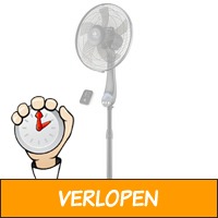 AirKing statiefventilator zwart - ventilator 5 standen ..