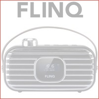 Flinq DAB+ radio met wekkerfunctie