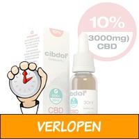 Cibdol CBD Olie 10% 3000 mg 30 ml