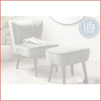 Fluwelen fauteuil van Lifa Living