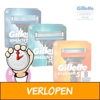 Gillette Scheermesjes (8 of 16 stuks) | Keuze uit Mach3..