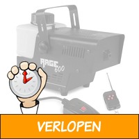 BeamZ RAGE600 rookmachine 600W met draadloze afstandsbe..