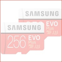 2 x Samsung EVO Plus microSD 256 GB