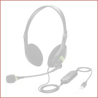 Fedec Computer Headset - Verstelbare Mic..