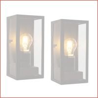 2 x V-Tac wandlamp Isaac E27