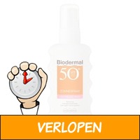 Biodermal Zonnespray Gevoelige huid SPF 50+ 175 ml