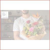 Waardebon voor een boeket bloemen