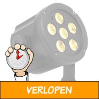 BeamZ SlimPar30 Warm en cool white + blacklight - 6 LED..