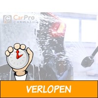 Wasbeurt bij CarPro Carwash Weert, Nuenen of Helmond