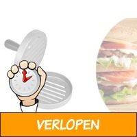 Professionele hamburgerpers - Met anti-kleeflaag