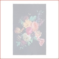 Vloerkleed bloemen print