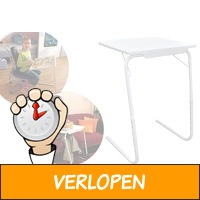 Multifunctionele bijzettafel, klaptafel en laptoptafel