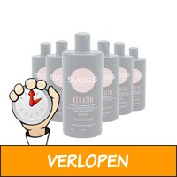 Veiling: 6 flessen keratineshampoo van Syoss