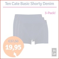 Ten Cate Basic Shorty Denim 3-pack