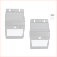 2 x Meister solar LEDlamp met sensor