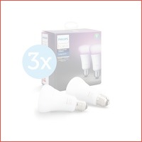 6 x Philips Hue White Color Ambiance LED..