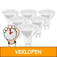 6 x Sylvania Retro Superia dimbare LED spot