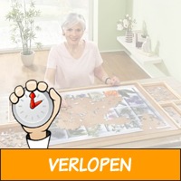 Puzzel organizer met 4 opberglades