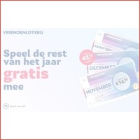 3 gratis trekkingen met kans op 1 miljoe..