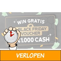 Gratis kans op de Black Friday Voucher van 1,000 euro c..