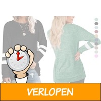 Longsleeve dames gestreept