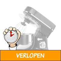 Keukenmachine 1300W zwart - Mixen, kneden en kloppen