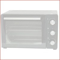 Premium Mini Oven zwart - 30 Liter