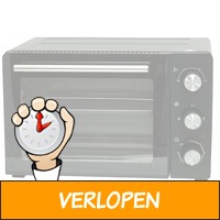 Premium Mini Oven zwart - 30 Liter