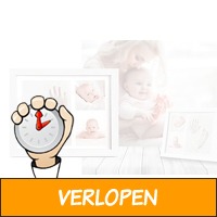 Baby Fotolijst - Klei Afdruk Hand/Voet - Kraamcadeau - ..